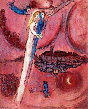 le Ölbilder verkaufen - Le Cantique des Cantiques Farblithografie Zeitgenosse Marc Chagall